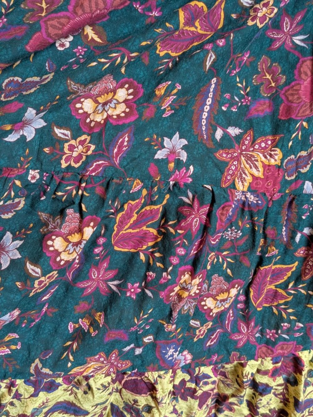 Anthropologie Josephine Dark Floral Maxi Dress Summer Sundress Strappy Size XL - Picture 10 of 14